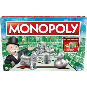 Monopoly Bordspel, familiespel voor volwassenen en kinderen, 2 tot 6 spelers, strategiespel voor kinderen, cadeau voor gezinnen, vanaf 8 jaar