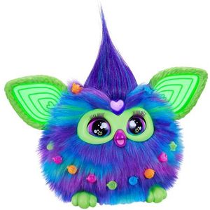 Hasbro Furby Galaxie, interactief pluche dier licht op in het donker - Franse versie