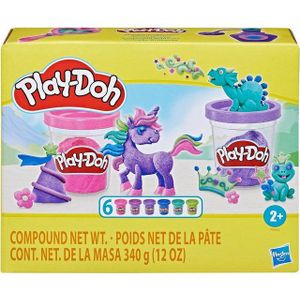 Play-Doh Sparkle Compound Collection - Boetseerklei met glitters - 6 Play-Doh potjes