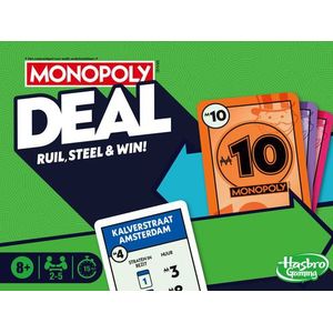 Monopoly Deal - Kaartspel - 110 Kaarten - Geschikt Voor 8 Jaar En Ouder