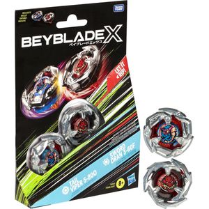 BeyBlade X Tail Viper 5-80O en Sword Dran 3-60F Top Dual Pack