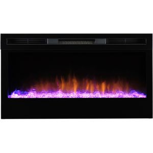 Dimplex Elektrokamin "Prism 34"", schwarz,mit Heizung, Fernbedienung, Optiflame Flammeneffekt