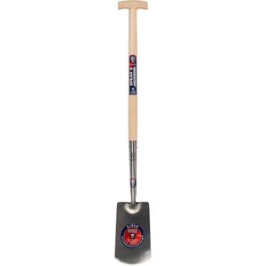 Spear & Jackson 1041AR Spade gepolijst met houten T-steel