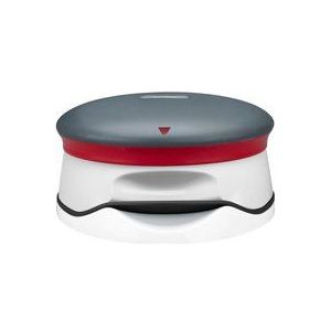Zyliss E960002 hamburgerpers, kunststof, ronde pers voor vleesburgers, veganistische hamburgers, hamburgers, barbecues, worst, vaatwasmachinebestendig