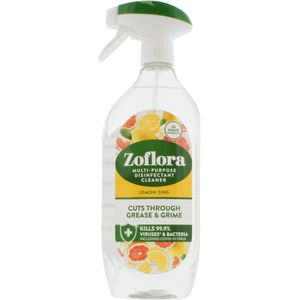 Zoflora Multifunctionele Desinfecterende Reinigingsspray Citroen Zing 800 ml