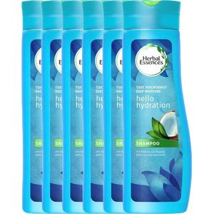 Herbal Essences Shampoo - Hello Hydration - Kokosgeur - 6 X 400ml - Voordeelverpakking