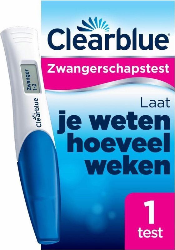 Clearblue - Digitaal Zwangerschapstest - Met Wekenindicator - 1 Stuk