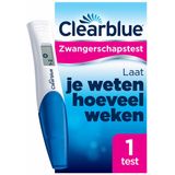 Clearblue Zwangerschapstest Met Wekenindicator: Stelt Het Aantal Weken Vast, 1 Digitale Test