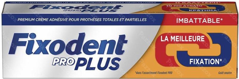 FIXODENT Pro Plus Duo Action 40g / crème adhésive/ zelfklevende - Kleefpasta