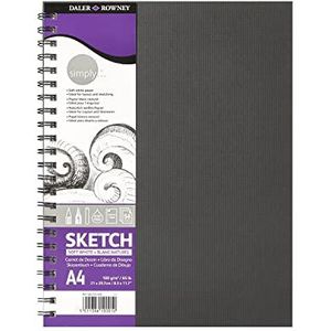 Daler Rowney Simply Sketch Book - White Spiral A4