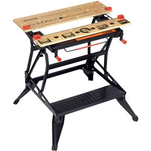 BLACK+DECKER WM825-XJ Workmate Opvouwbare werkbank - 2 Werkhoogtes – Tot 250kg