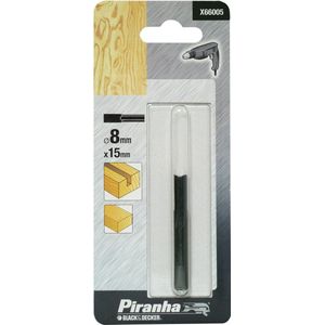 Piranha rechte frees - 8 mm - Voor hout - X66005