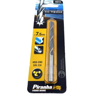 Piranha Bullet metaalboor - Ø 7.5 mm - Lengte 109 mm - HSS-CNC - X50719