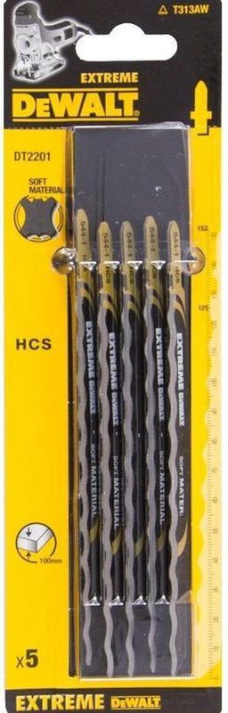 DeWalt - DT2201-QZ - Decoupeerzaagblad - Zacht Materiaal - 152x12mm