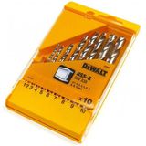 DeWALT DT5921 - 10 Delige HSS-G Metaalboren In Cassette