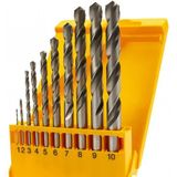 DeWALT DT5921 - 10 Delige HSS-G Metaalboren In Cassette