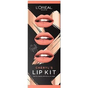 L'Oréal Cheryl's Lip Kit Lipstick & Lipliner - Paint It Peach