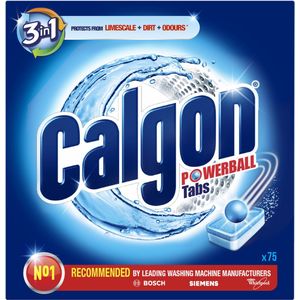 Calgon 3-in-1 wasmachinereiniger en waterontharder, 15 tabletten