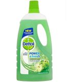 Dettol - Clean & Fresh - Multifunctionele Vloeibare Reiniger - Groene Appel - 1000ml