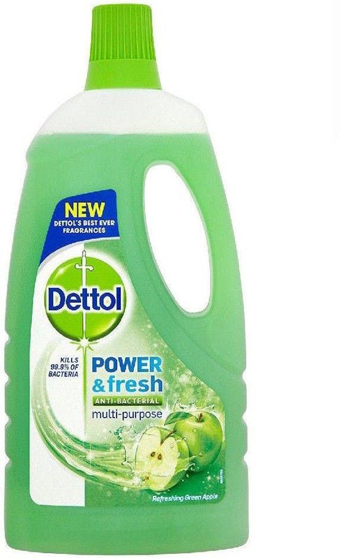 Dettol - Clean & Fresh - Multifunctionele Vloeibare Reiniger - Groene Appel - 1000ml