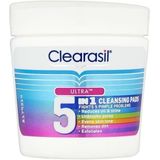 Clearasil - Ultra 5in1 - Reinigingspads - 65 stuks
