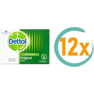 Dettol Anti-bacteriele Zeeptablet 12 x 100g