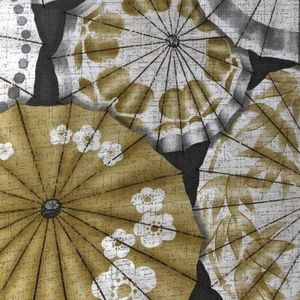 A-Street Prints Mikado Parasol Wallpaper, Ochre, 20.5-Inch x 33 ft