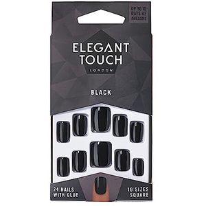 Elegant Touch - Polished - Nagels - Jet Black 301