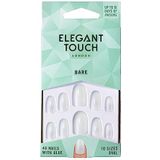 Bare Oval Nagels - Wit - Kunstnagels - Inclusief Lijm - 48 Stuks