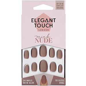 Elegant Touch - Mink Nude Kunstnagels - Beige - 24 Stuks