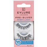 Voorgelijmde Valse Wimpers zelfklevende valse wimpers opvuleffect Nr. 117 Fluttery Light