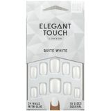 Elegant Touch - Polished Colour - Kunstnagels - Quite White - 24 Stuks