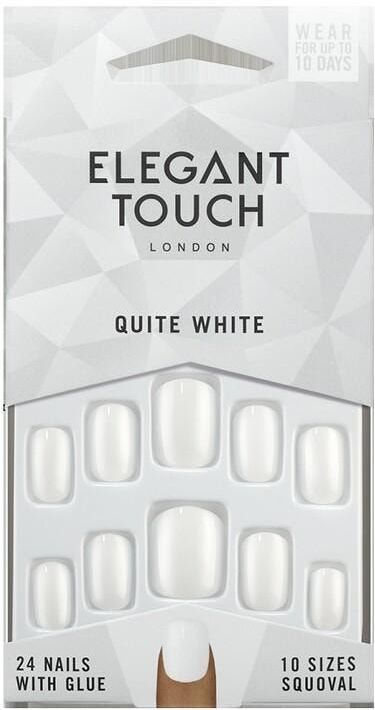 Elegant Touch - Quite White Kunstnagels & Nageldecoratie 24 stuk