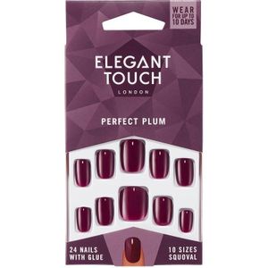 Elegant Touch Perfect Plum Kunstnagels & Nageldecoratie 1 stuk