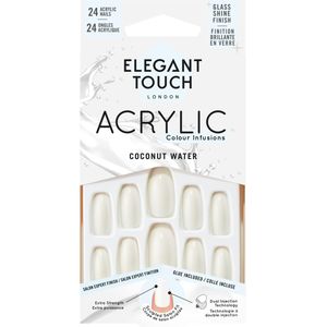 Elegant Touch - Colour Acrylic Coconut Water - Kunstnagels - 24 Stuks