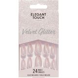 Kunstnagels - Velvet Glitter - 24 Stuks