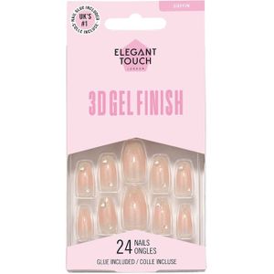 Elegant Touch - Hydra - Kunstnagels - Roze - 24 Stuks - 3D Gel Finish