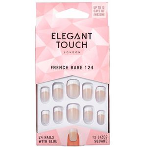 Elegant Touch Natural French nagels - 124 bar (S)