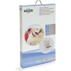 Staywell 640 Hondenluik - Tot 45 Kg - Aluminium - Wit