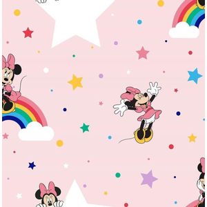 Kids at Home Behang Rainbow Minnie roze