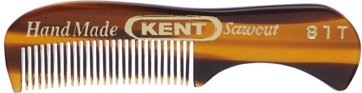 Kent Brushes Extra Small Handgjord Mustash Skäggkam