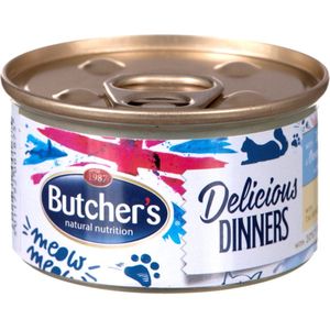 Butcher's Delicious Dinners Katze 24 x 85 g - Thunfisch & Meeresfisch