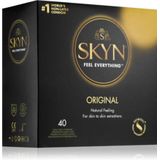 SKYN Originele condooms ultra zacht, latexvrij, 40 stuks, oud model, zwart, 40 stuks (Confezione da 1)