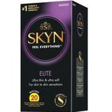 Skyn Elite Condooms (20 stuks), condooms voor heren, ultradun en ultrazacht, te gebruiken met onze Lubes