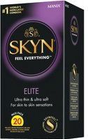 SKYN Elite Condooms (20 pak) | Skynfeel latexvrije condooms voor mannen, condooms van normaal formaat, ultradunne en zachte condooms, gladde rechte vorm, 53 mm breed