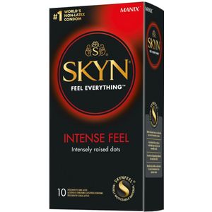 SKYN Intense Feel, 100% latexvrij, stimulerende condooms, 10 stuks