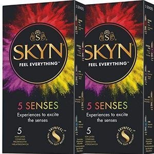 SKYN 5 Senses Condooms, latexvrij, set van 4