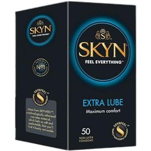 SKYNÂ® Extra Lube Non Latex Condoms - 5 x 10 Pack of 50