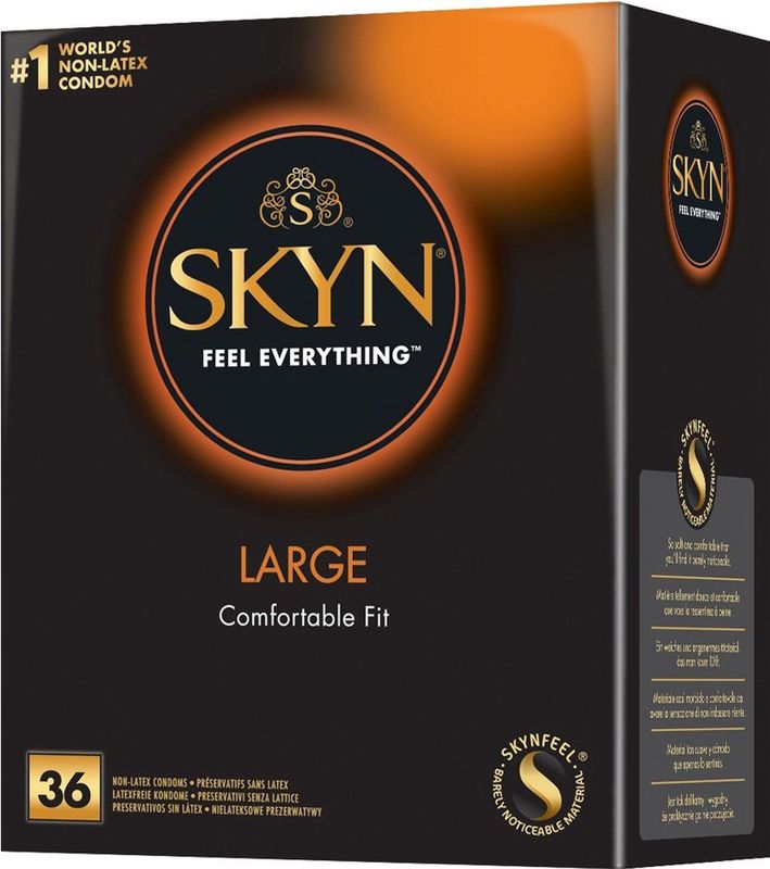 SKYN «Large» 36 gro&#223;e, latexfreie Kondome aus Sensoprène