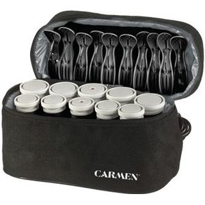 Carmen C2010 - Reis krulset - 10 rollers - Inclusief reisetui - Dual Voltage